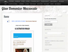 Tablet Screenshot of giandomenicomazzocato.it